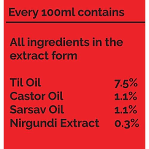 Dr. Vaidya's Nirgundi Oil - Joint Guard, 100 ml Pack of 2 