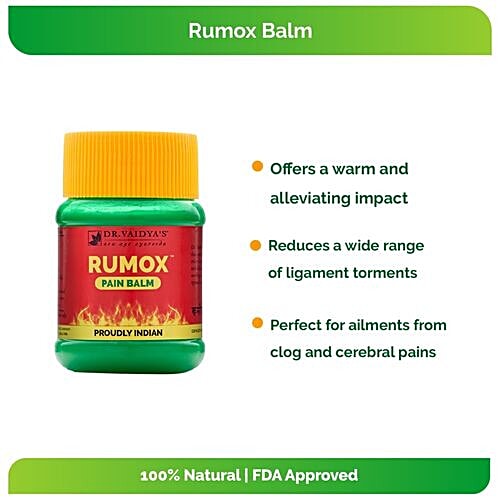 Dr. Vaidya's Rumox Pain Balm, 50 g Pack of 2 