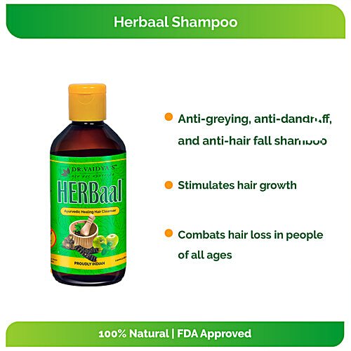 Dr. Vaidya's Herbaal Hair Cleanser, 200 ml  