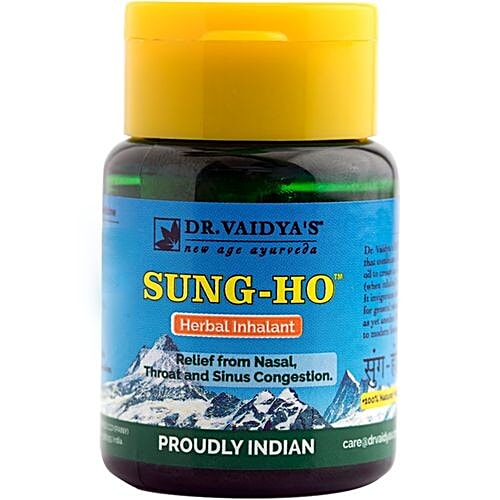 Dr. Vaidya's Sung-Ho - Herbal Inhalant, 30 g Pack of 3 
