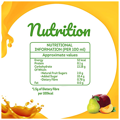 B Natural Himalayan Mixed Fruit - Goodness Of Fiber, Made From Choicest Fruits, 750 ml  No Added Preservatives, No Added Flavours