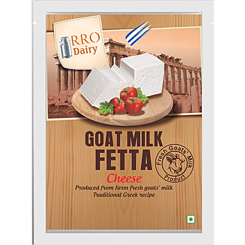 Buy RRO DAIRY Goat Milk Feta Cheese Online at Best Price of Rs 345