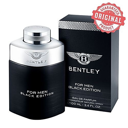 Bentley Black Edition Eau De Parfum For Men, 100 ml  