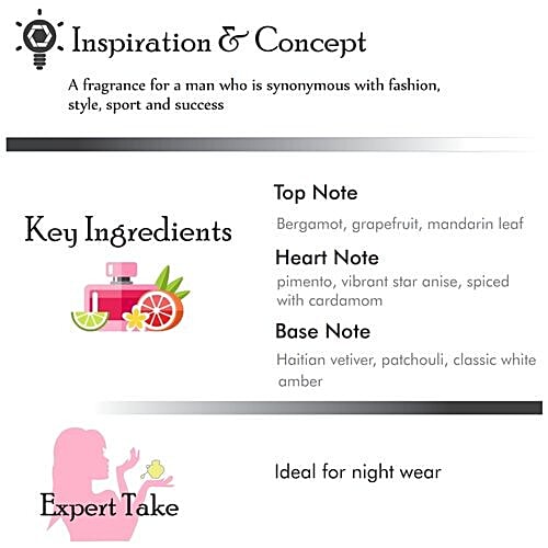 David Beckham Instinct Men Eau De Toilette, 30 ml  Ideal for Night Wear