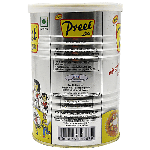 Buy PREET LITE Cooking Medium Proprietary Food Online at Best Price