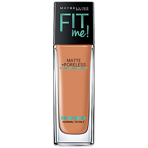 Maybelline New York Fit Me Matte+Poreless Liquid Foundation, 30 ml 338 Spicy Brown 