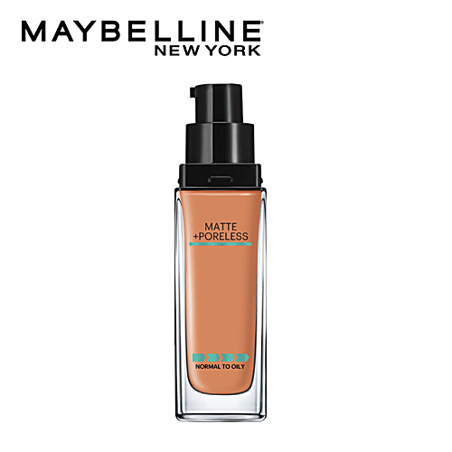 Maybelline New York Fit Me Matte+Poreless Liquid Foundation, 30 ml 338 Spicy Brown 
