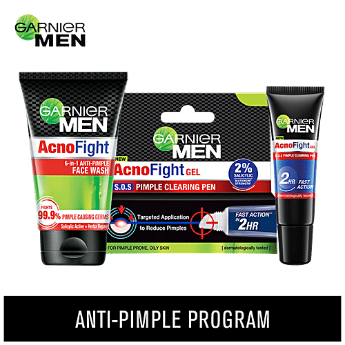 Garnier Men Acno Fight Pimple Clearing Gel, 10 ml  