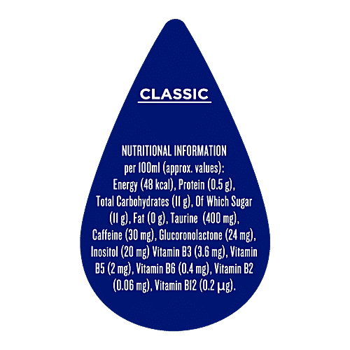 Ocean Energy One8 Energy Drink - Classic Natural Caffeine, 330 ml Can 