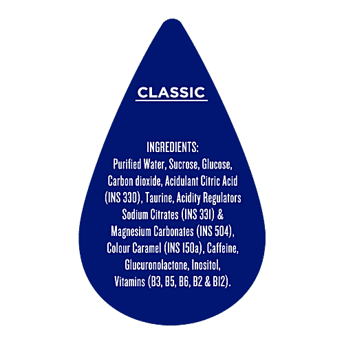 Ocean Energy One8 Energy Drink - Classic Natural Caffeine, 330 ml Can 