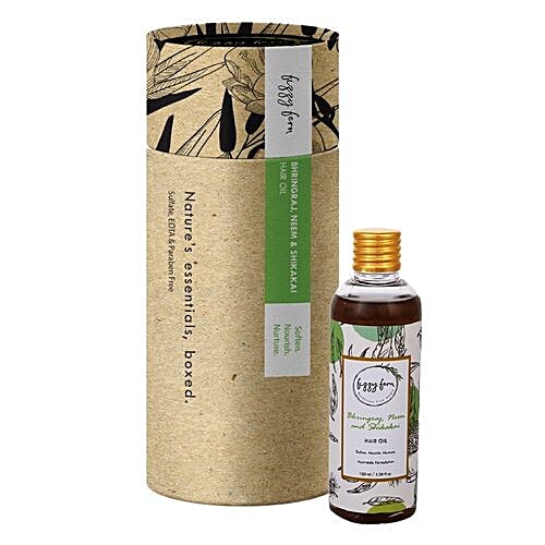 Fizzy Fern Bhringraj, Neem & Shikakai Hair Oil, 100 ml