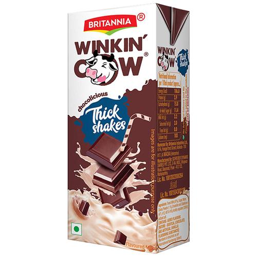 Buy Britannia Winkin' Cow Chocolicious Thick Milkshake Online at Best ...