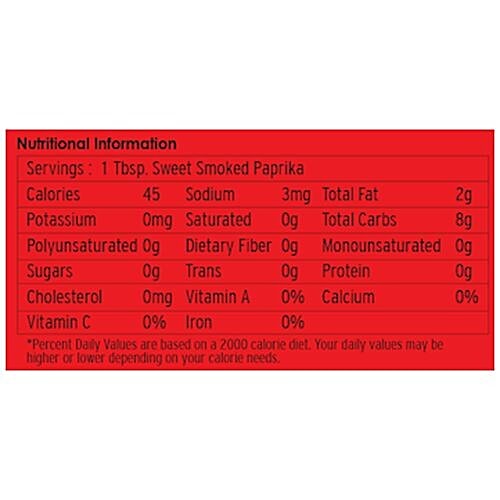 Chef Urbano Smoked Paprika - Sweet, 250 g  