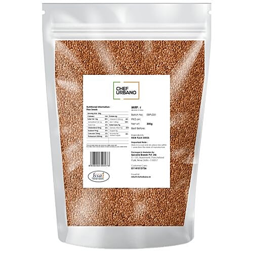 Chef Urbano Flax Seeds, 300 g  