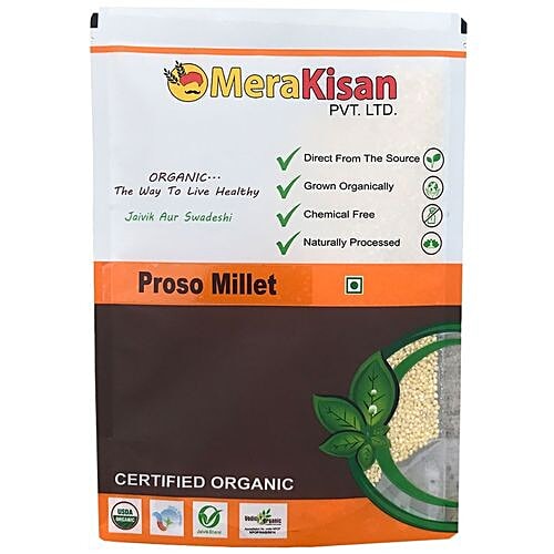 MeraKisan Organic Proso Millet, 1 kg Pouch 