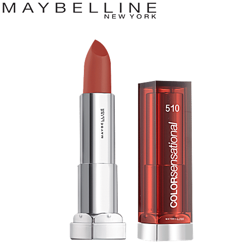 Maybelline New York Colour Sensational Satin Lipstick, 1 pc 510, Risk Taking Coral 