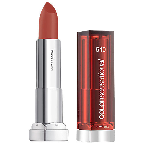 Maybelline New York Colour Sensational Satin Lipstick, 1 pc 510, Risk Taking Coral 