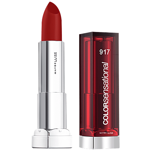 Maybelline New York Colour Sensational Satin Lipstick, 1 pc 917, Brooklyn Red 