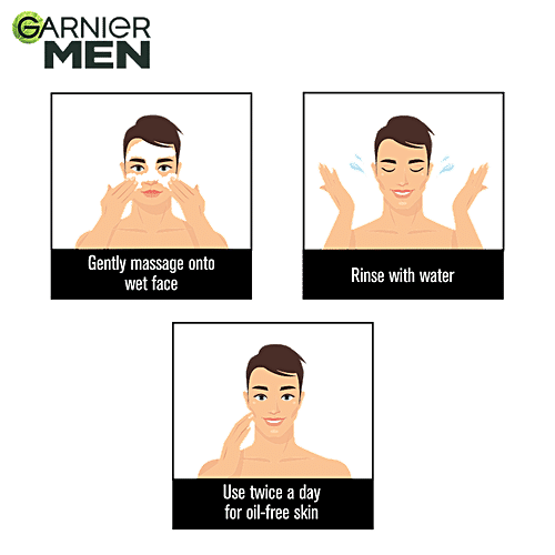 Garnier Men Turbo Bright Anti-Pollution Brightening Moisturiser - Rich In Lemon & Green Tea, 40 g  