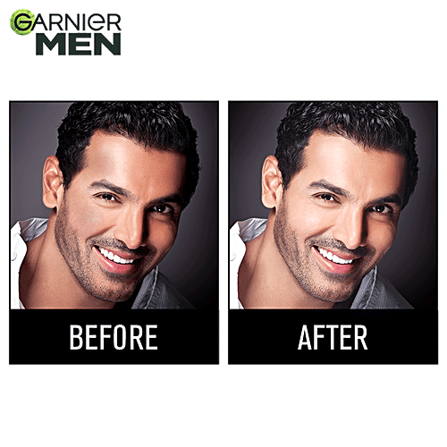 Garnier Men Turbo Bright Anti-Pollution Brightening Moisturiser - Rich In Lemon & Green Tea, 50 g