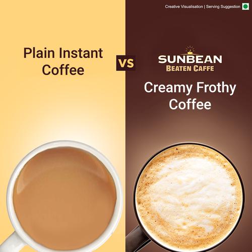 Sunbean   Beaten Caffe - Instant Coffee Paste, Rich, Creamy, Whipped, 125 g Jar 