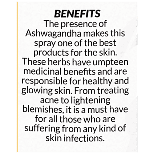 Mirah Belle Organic & Natural Sandalwood Face Spray - Paraben Free, 100 ml