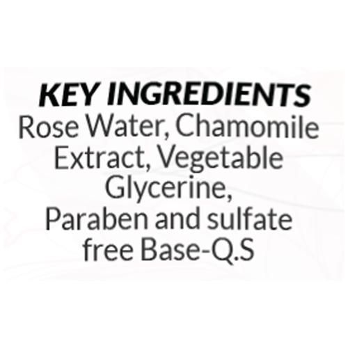 Mirah Belle Organic & Natural Skin Softening Face Toner - Rose & Chamomile, Paraben Free, 100 ml  