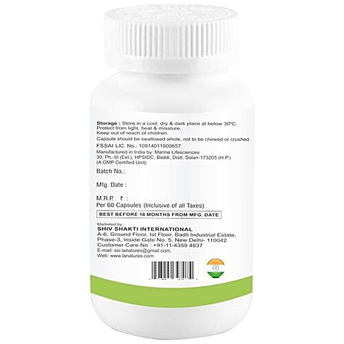 La Natures Garcinia Cambogia Softgels, 60 Capsules Plastic Bottle Build Lean Muscle