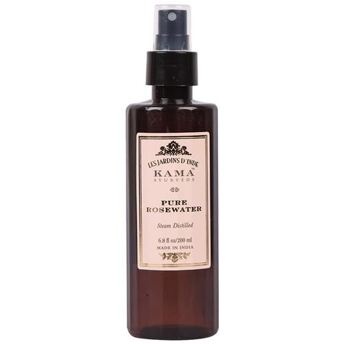 Kama Ayurveda Pure Rose Water - Steam Distilled, Free from Artificial Colourants, 200 ml  Free from Artificial Colourants