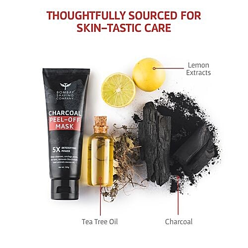 Bombay Shaving Company Charcoal Peel Off Mask, 100 g  