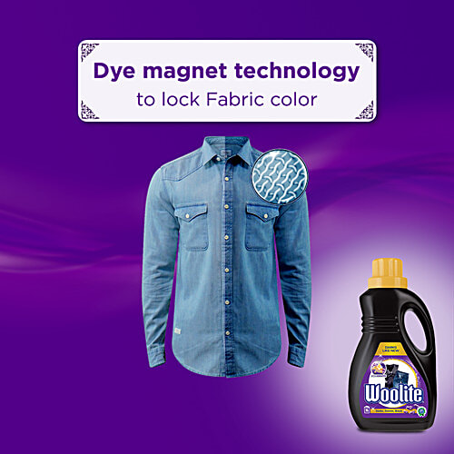 Woolite Liquid Laundry Detergent - Top Load & Front Load, 1 L Darks Like New