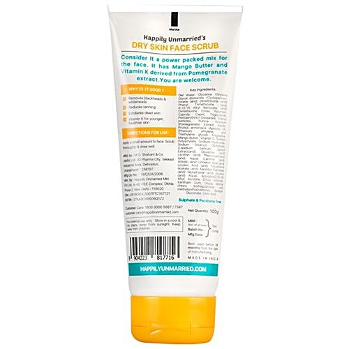 Buy Happily Unmarried Face Scrub Dry To Normal Skin Online at Best Price of Rs 350 bigbasket