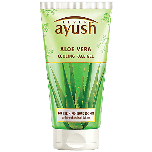 Lever Ayush Aloe Vera Cooling Face Gel, 150 g