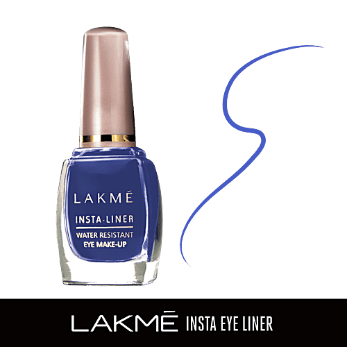 Lakme Insta Eye Liner, 9 ml Blue 
