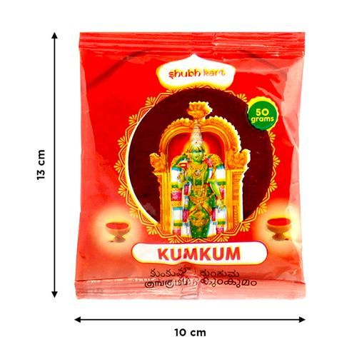 Shubhkart Darshana Kumkum Powder, 50 g  No Chemicals