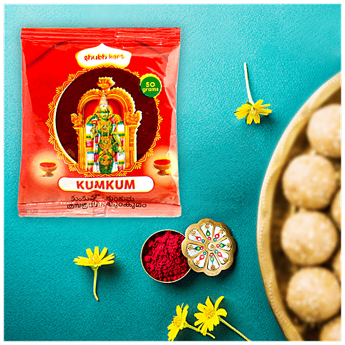 Shubhkart Darshana Kumkum Powder, 50 g  No Chemicals