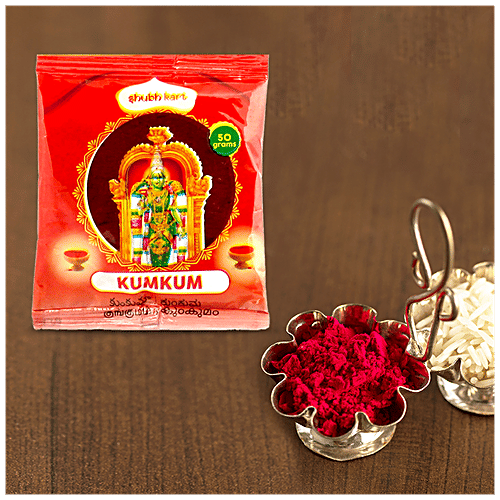 Shubhkart Darshana Kumkum Powder, 50 g  No Chemicals
