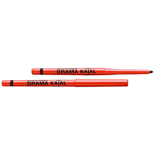 Diana Of London Drama Kajal, 0.34 g  Waterproof