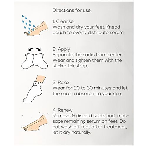 Buy LuxaDerme Deep Moisturizing Foot Hydration Socks For All Skin