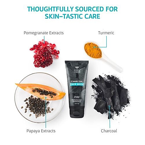 Bombay Shaving Company Charcoal Face Wash, 45 g  