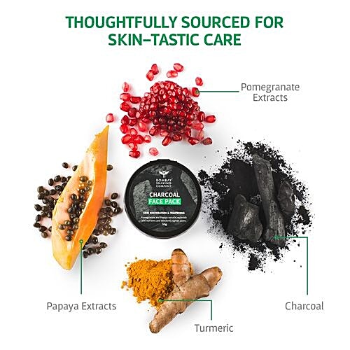 Bombay Shaving Company Charcoal Face Pack, 50 g  