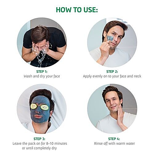 Bombay Shaving Company Charcoal Face Pack, 50 g  