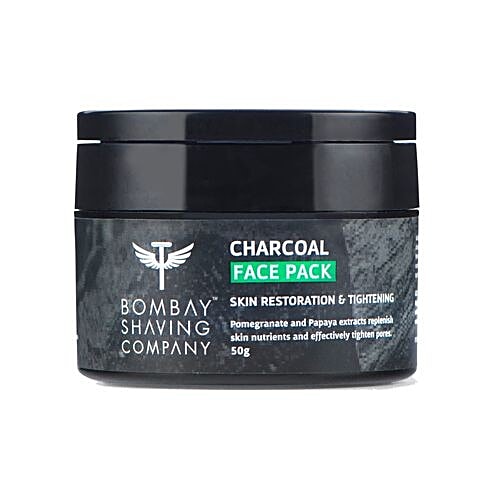 Bombay Shaving Company Charcoal Face Pack, 50 g  