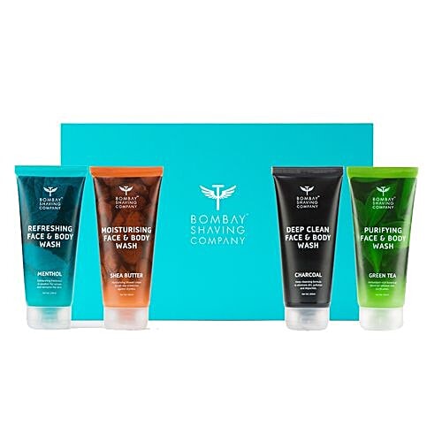 Buy Bombay Shaving Company Absolute Care Face & Body Wash Combo Online