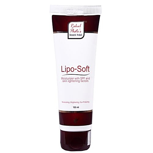 Rahul Phate Research Products Liposoft Moisturiser With SPF & Skin lightening Factor, 100 ml