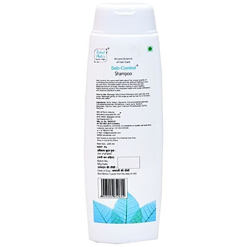 Rahul Phate Research Products Seb-Control Hair Shampoo - For Oily Hair & Scalp, 200 ml  Volumizing, Strengthening & Protecting