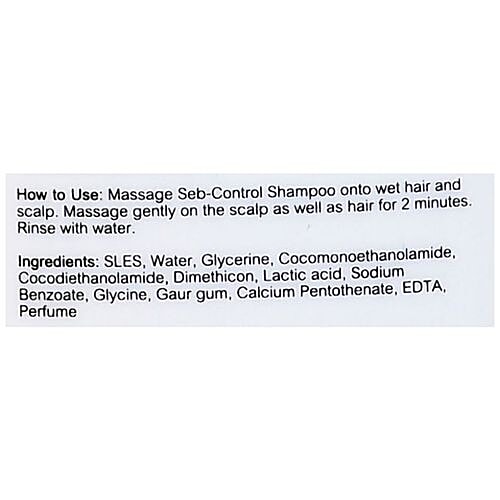 Rahul Phate Research Products Seb-Control Hair Shampoo - For Oily Hair & Scalp, 200 ml  Volumizing, Strengthening & Protecting