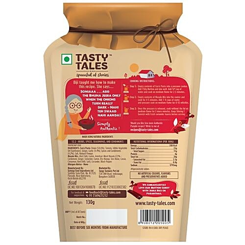Tasty Tales Amritsari Mutton Curry, 130 g  