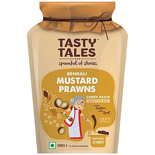 Tasty Tales Bengali Mustard Prawns, 130 g  