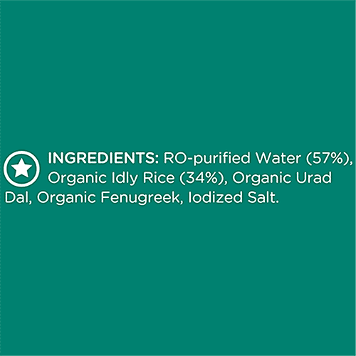 iD Idly & Dosa Batter, 1 kg  Mildly Salted, No Added Preservatives, Made without Soda